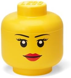 Room Copenhagen LEGO Storage Head - Stackable Toy Organizer for Kids