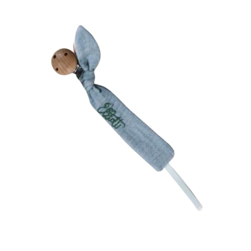 Personalized Pacifier Clip for Baby Grey 6inch L x1inch W