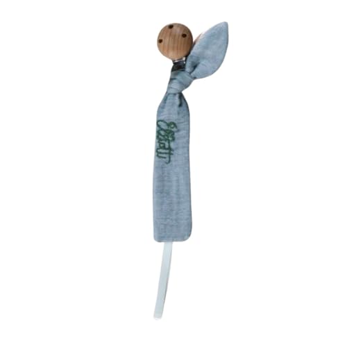 Personalized Pacifier Clip for Baby Grey 6inch L x1inch W