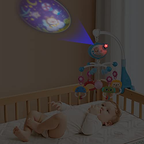 Nicknack Baby Mobile with Music and Lights for Infants 0-6 Months