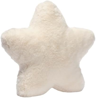 Lambs Ivy Star Pillow Plush - Ultra Soft Creamy White 1