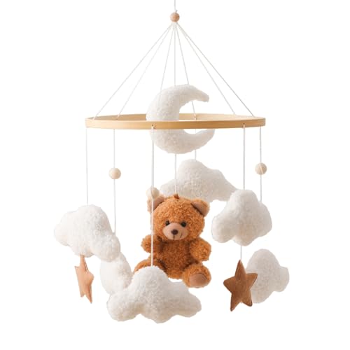 Cute Animal Cloud Crib Mobile - Gender Neutral