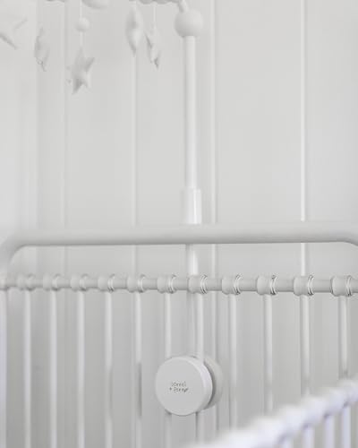 Baby Crib Mobile Arm Holder - Natural Beechwood 31 Inch White