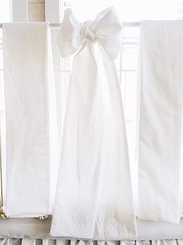 Handmade Large Cib Bow White