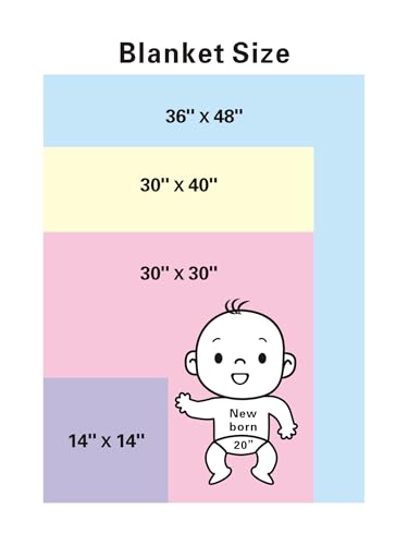 American Baby Company Heavenly Soft Chenille Sherpa Receiving Blanket