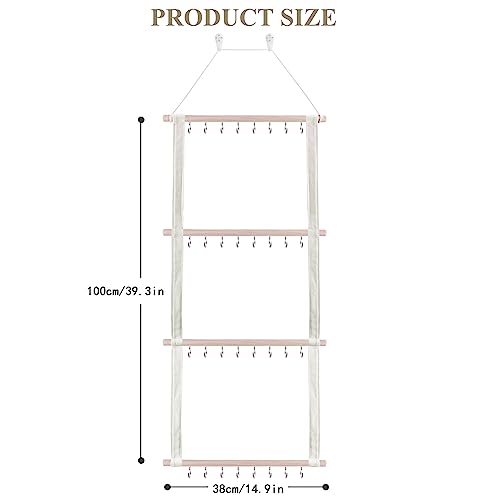 Cherrboll Hair Bow Holder for Girls with 32 Hooks