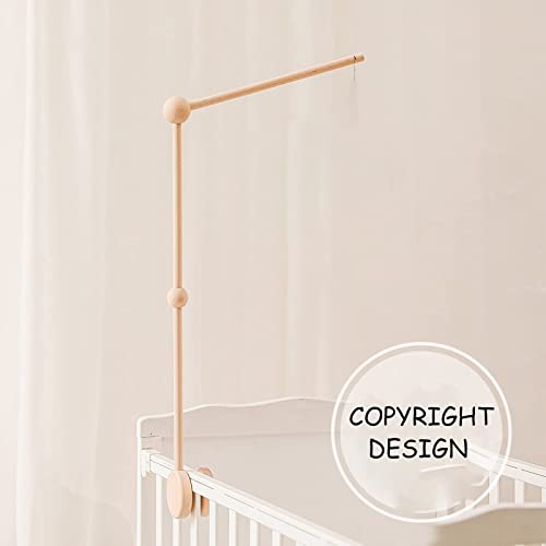 Baby Crib Mobile Holder Wooden Arm HBM