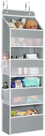 Univivi 4-Shelf Door Organizer with 4 Pockets