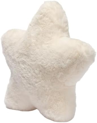 Lambs Ivy Star Pillow Plush - Ultra Soft Creamy White 1