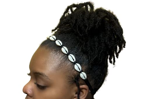 AccentedGlory Cowrie Shell Adjustable Headband 1