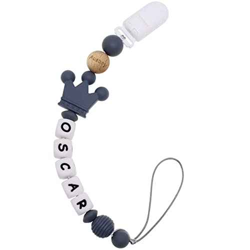 Personalized Pacifier Clip with Name for Boy or Girl