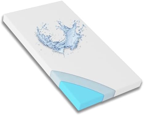 2 Crib Mattress Topper with Waterproof Cover and Gel-Foam Padding