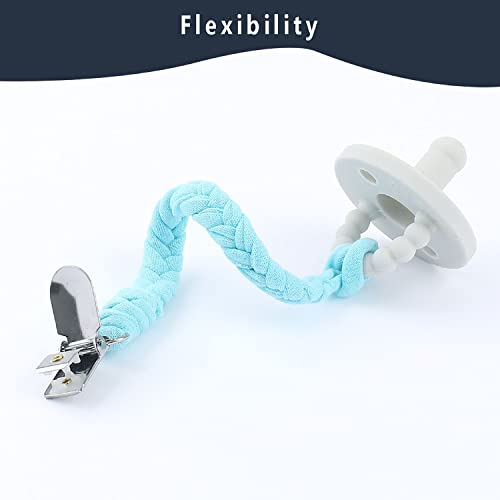 TIMPHO Pacifier Clips Handmade Braided Holder for Baby