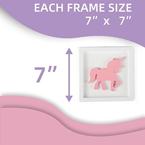 Unicorns Wall Decor Set for Girls Room