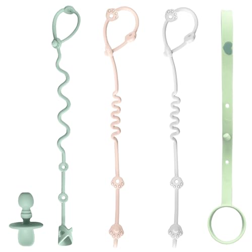Gelinor Baby Toy Straps 5 Pack - Green