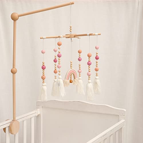 Baby Crib Mobile Holder Wooden Arm HBM