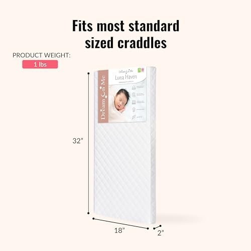 Dream On Me Luna Haven Cradle Mattress 2