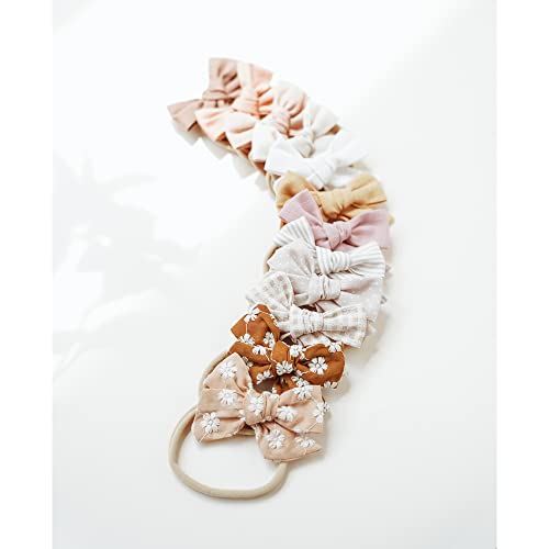 Niceye Baby Girl Bow Headband Set 1