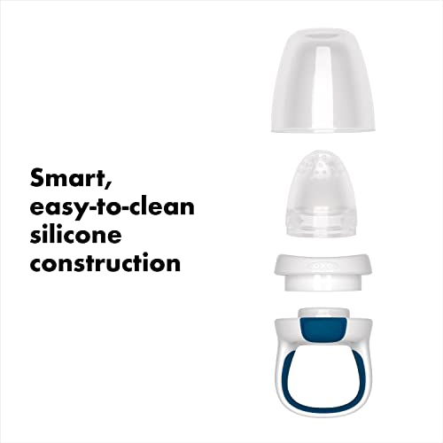 OXO Tot Silicone Self-Feeder 2 Pack Teal Navy