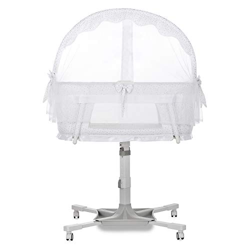Dream On Me Breeze Swivel Bassinet in White