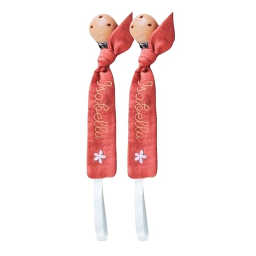 Personalized Pacifier Soother Clip Wooden 6inch L x1inch
