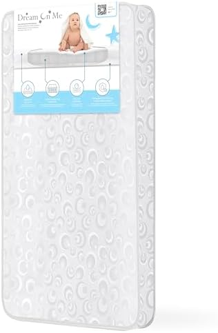 Dream On Me 3 Innerspring Crib Mattress with Waterproof Cover