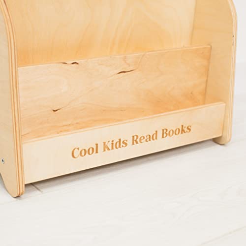 Montessori Bookcase for Kids Large Grey