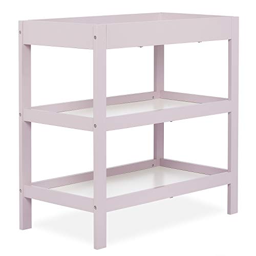 Dream On Me Ridgefield Changing Table in Blush Pink White