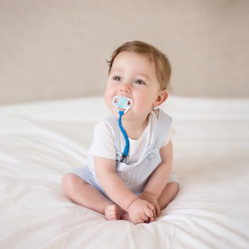 Pokipaw 6-Pack Pacifier Clip for Boys and Girls