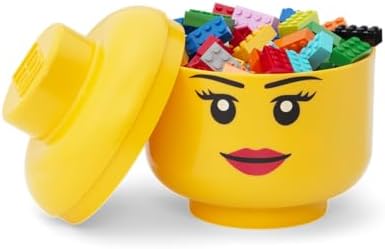 Room Copenhagen LEGO Storage Head - Stackable Toy Organizer for Kids