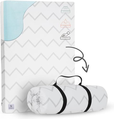 Waterproof Pack and Play Mattress Pad - 38x26 Roll Up Style
