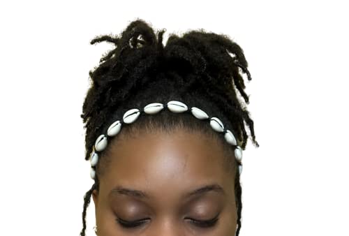 AccentedGlory Cowrie Shell Adjustable Headband 1