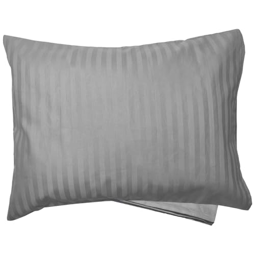 ZPECC Toddler Pillow with Grey Stripe Pillowcase
