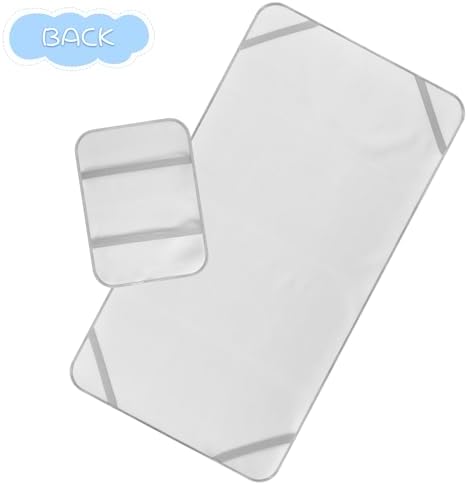 Cooling Floral Peach Blue Baby Mattress Pad Protector 28x52