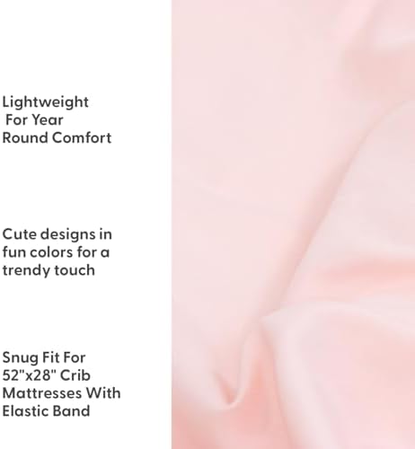 The Peanutshell 4-Pack Fitted Crib Sheets - Whimsical Floral