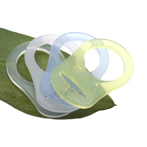 4Pcs Silicone Pacifier Adapter Rings for MAM Clips Button Pacifiers