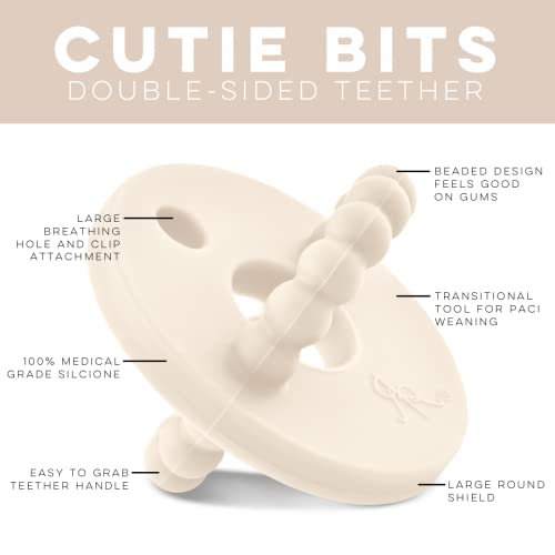 Ryan Rose Cutie Bit Teether Ivory 1