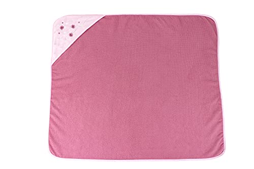Cudlie Buttons Stitches Baby Hooded Towels 3 Pack Crisp Blossom Print