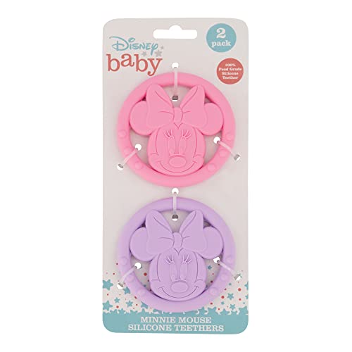 Disney Cudlie Silicone Teether Set for Babies 6-12 Months