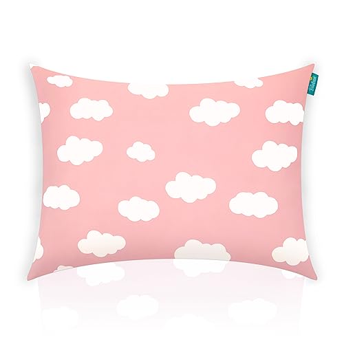 Biloban Toddler Pillow 14x19 Pink Cloud