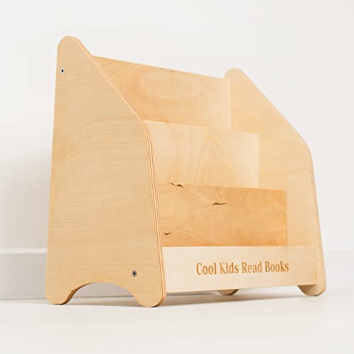 Montessori Bookcase for Kids Large Grey