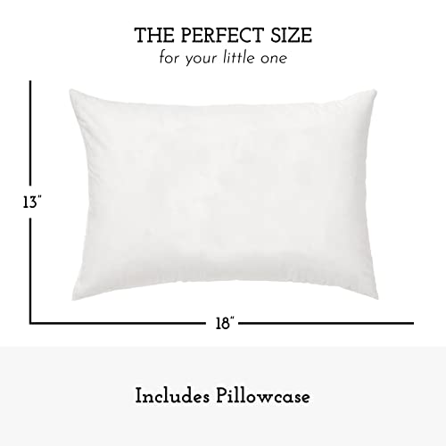 Little Sleepy Head Toddler Pillow 13x18 with Pillowcase - Kids Bedding