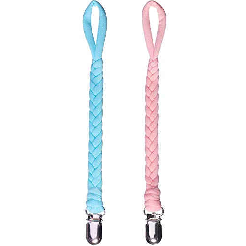 Onwon 2 Pieces Pacifier Clips for Babies
