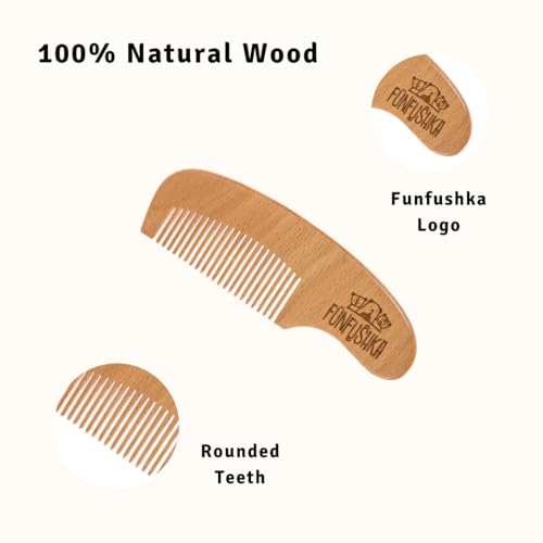 FUNFUSHKA Baby Hair Brush Set for Newborns Toddlers