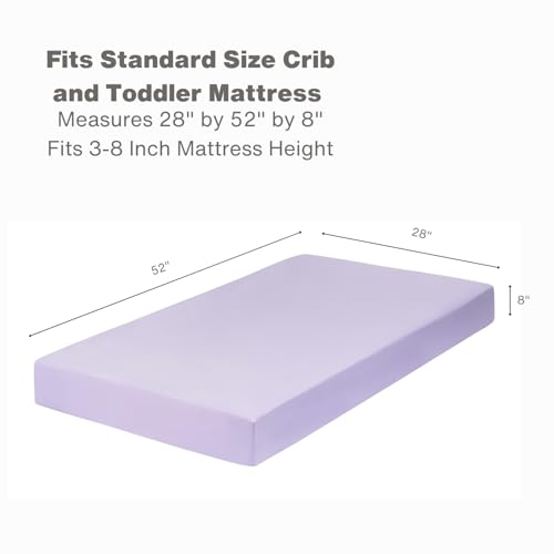 Everyday Kids 2-Pack Fitted Crib Sheets