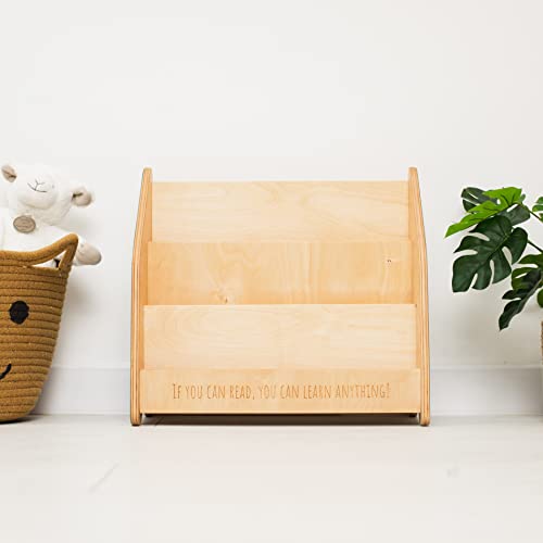 Montessori Bookcase for Kids Large Grey