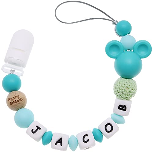 Panny Mody Personalized Pacifier Clip with Name