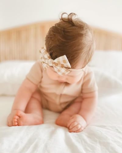 Niceye Baby Hair Bow Set 12 Stretchy Headbands for Toddlers