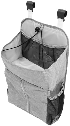 GARVALON 1pc Crib Storage Bag Bed Organizer for Diapers and Essentials