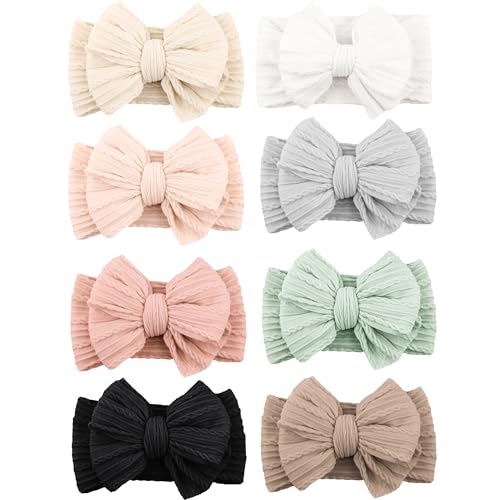 Niceye Handmade Baby Headbands with Bows